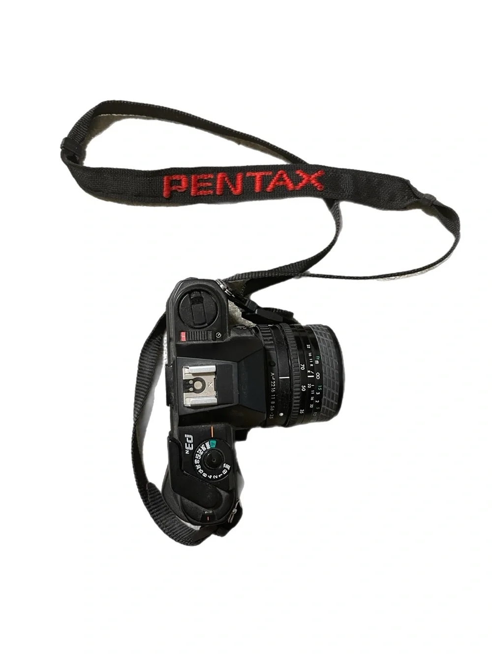 Vintage Pentax P3n 35mm SLR Film Camera with Sigma 35-70mm Zoom Lens